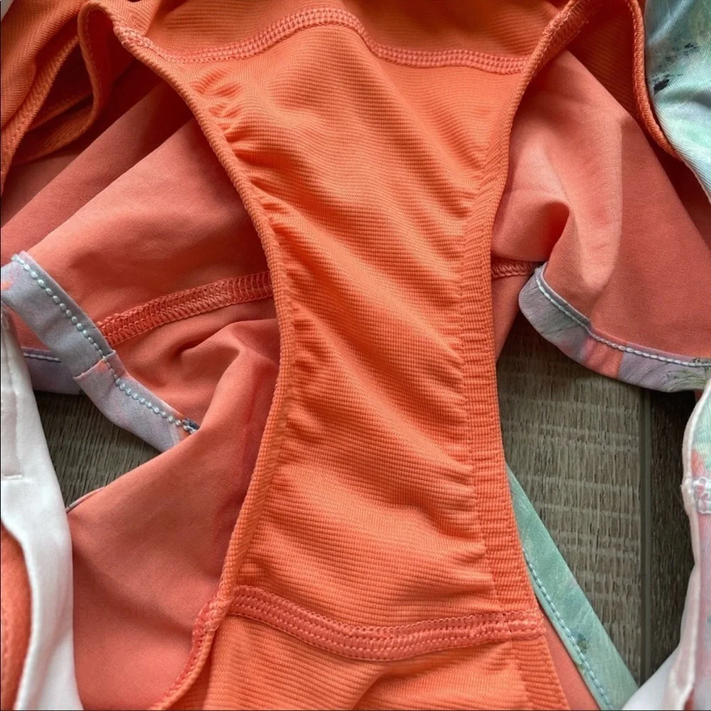 Lululemon Speed Short *4-way Stretch in Plum Peach / Blushed Illusion Multi